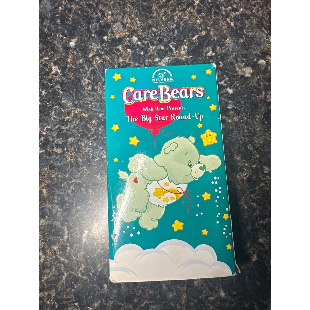 Care Bears Wish Bear Presents The Big Star Round-Up vintage VHS Tape 2002‎